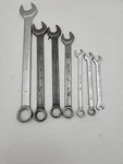 Vintage Wright Tools 7PC 12PT Combination Wrench 7/16,1/2,11/16,3/4,13/ Usa. Fixed Price $64.99.