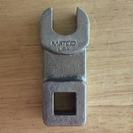 Matco Tools 7/16" Open End Crowfoot Wrench 3/8" Drive WCFL14 Made In Usa. Fixed Price $19.95.