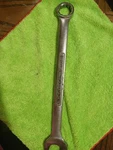Craftsman Va 44706 1-1/16 Sae Combination Wrench Double Ended Steel Silver. Fixed Price $17.99.