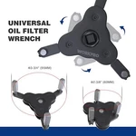 Workpro Universal Adjustable Oil Filter Wrench Magnetic Removal Tools. Fixed Price $16.19.