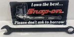 New Snap-on GOEX22B Combination Wrench 11/16" Sae 12PT Industrial Finish Usa. Fixed Price $33.00.