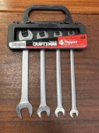 Craftsman Tools Usa 44189 4PC Sae Low Profile Tappet Open-end Wrench Set. Fixed Price $98.95.