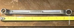 Snap-on Offset #XV1618 1/2 9/16'' 12 Point Dbl Box End Wrench Usa Old Logo. Fixed Price $19.99.