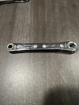 Armstrong 27-587 1/4 5/16, Pt. Laminated Ratcheting Box End Wrench. Fixed Price $18.00.