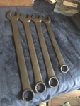 Snap On Goex Set Of 4 Wrenches. 1-7/16" OPEN/12POINT Box Combo.. Fixed Price $200.00.