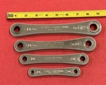 Vintage Sears Craftsman 43670 New 4PC Ratcheting Box Wrench Set Metric Usa. Fixed Price $59.99.