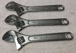 3PC 68506 K-d/ Easco 6"- 150MM 3/4"-19MM Capacity Adjustable Wrench Set. Fixed Price $29.56.