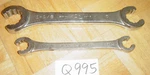 Mac Tools 2 Piece Sae. Flare-nut Double End Line Wrenches 5/8-11/16, 1-1-1/8. Fixed Price $55.00.