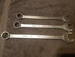 Vtg Herbrand 12PT. Combo End Wrch Set (3) 15/16" -1"-1 1/8" Usa Diamond Logo. Fixed Price $49.99.