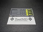 Snap-on Tools New Hi-viz Yellow Soft Grip Long Miniature Pick Set SGLASA204CHV. Fixed Price $149.95.