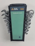 Blue Ridge Tools Steel Alloy Chrome-plated Standard Combination Wrench Set 14PC. Fixed Price $21.95.