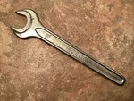 Vintage Metric Spanner Wrench Single Open End 19MM Din 894 Wgb 7 Inch Length Nos. Fixed Price $29.99.