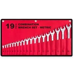 19-PIECE Metric Wrench Set With Roll-up Pouch, 6MM-24MM, No Skipped Sizes, Ideal. Fixed Price $45.89.