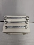 Craftsman -v- Flare Nut Line Wrench Set Pc 3/8-11/16, 9/16-1/2,7/16-3/8. Fixed Price $22.99.