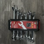 Husky 6-PIECE Flare Nut Wrench Set Sae/mm Chrome Finish Double Ended With Tray. Fixed Price $33.99.