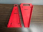 Snap-on Wrench Rack Set Holds 15 Each Red. Fixed Price $69.99.