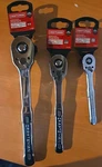 Craftsman Low Profile 72 Tooth Ratchet Set - 1/4", 3/8", 1/2" New Packaging. Fixed Price $59.99.