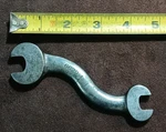 Vintage Williams 662D "s" Open End Wrench, Made The U.s.a.. Fixed Price $10.00.