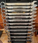 Craftsman Usa Va 12-PC Metric 6-POINT Combination Wrench Set 7-18MM Rare!. Fixed Price $199.95.