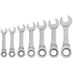 Craftsman Sae Stubby Ratcheting Combination Wrench Set 7 Pc. Fixed Price $46.95.
