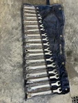 Wright Set (7MM - 24MM, 18 Wrenches) In Navy/denim Bag. Fixed Price $130.00.