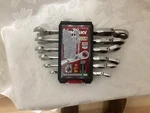 Husky 7-PIECE Flex-head Ratcheting Wrench Set, Metric, Steel, 8-17MM T180-5046. Fixed Price $50.23.