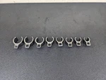 #BN277 Snap On Tools New 208AN 3/8" Drive Sae Deep Flare Crowfoot Wrench Set. Fixed Price $449.95.