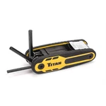Titan 8 Pc. Locking Sae Hex Key Set. Fixed Price $19.75.