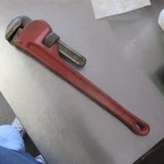 Brasscraft 18" Heavy Duty Cast Iron Pipe Wrench. Fixed Price $15.00.