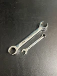Sk S-k Tool 3/4" & 7/8" Open End Flare Nut Wrench F2428 Usa + 3/8 Combination. Fixed Price $16.80.