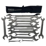 Snap-on 13-PIECE Double Open-end Wrench Set 6MM 32MM With Tool Roll. Fixed Price $319.99.