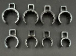 Snap On Tools 208AN 3/8" Drive 12-PT Sae Deep Flare Nut Crowfoot Wrench Set. Fixed Price $374.00.