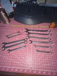 Husky Usa 11 Piece Metric Sae 12 Point Combination Wrench Lot Vintage Lifetime. Fixed Price $20.44.