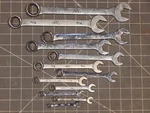 Mac Tools 12PC Sae Combination Wrench Set 1/4" 7/8" CW8 CW11 12PT 6PT. Fixed Price $208.99.