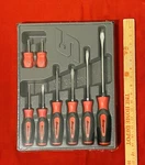 Snap SGDX80R Red Screwdriver Set Pc Combination Soft Instinct Handle New. Fixed Price $194.74.