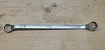 Mac Tools 7/16"-1/2" 12PT Chrome Offset Box End Wrench B1416R. Fixed Price $25.00.