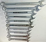 Craftsman Usa Lot Of 10 Standard -v-, -va- Series Wrenches Sae Made. Fixed Price $61.00.
