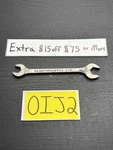Cornwell Tools Wrench # EW12, 7/16" X 3/8" Dbl Open End Made In Usa Nice. Fixed Price $11.43.
