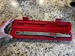 Snap-on TQFR50 Click Torque Wrench Ratcheting Adjustable. Fixed Price $190.00.