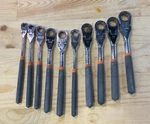 Matco Tools SRFM102PA 10PC Ratcheting Flex Head Comfort Grip Wrench Set 8-19MM. Fixed Price $219.99.
