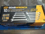 Gearwrench 86958 Sae Combined Ratchet Set, 12-POINT, 90T 10-PIECE. Fixed Price $89.99.