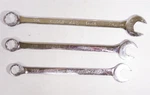 Snap-on Set Of Three (3) Combination Wrenches 1-1/16", 1-1/8", & 1-1/4". Fixed Price $219.90.