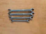 Snap-on Tools 4 Piece Line Wrench Set. Fixed Price $95.00.