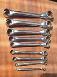 Snap-on 9 Piece 12-POINT Short Offset Double Box End Wrench 3/16-13/16 Usa. Fixed Price $159.99.