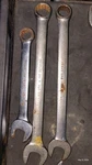 Snap-on Combination Wrench Set 15MM 9/16MM Chrome Finish Alloy Steel Metric. Fixed Price $60.00.