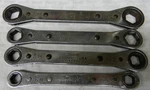 Snap-on 4PC Metric 6PT Ratcheting Box Wrench Set 12-19MM #RBM1213SA-RBM1719S. Fixed Price $49.99.