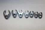 Snap-on Tools 3/8" Drive 6-POINT Sae Flare Nut Crowfoot Wrench Set 7 Pc Usa. Fixed Price $125.00.