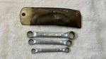 Sears Craftsman No 94365, 3-PIECE Short Box End Wrench Set "super-tuff" Steel. Fixed Price $59.95.