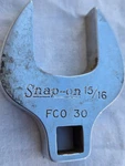 Snap-on Tools 3/8" Drive 15/16 Sae Open-end Crowfoot Socket Wrench FCO30. Fixed Price $22.99.