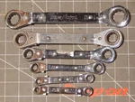 Blue Point 6PC Offset Double Box Ratcheting Wrench 1/4" - 7/8" 12PT. Fixed Price $80.74.